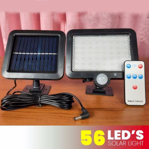 56 LED Solar Powered PIR Motion Sensor Solar Light