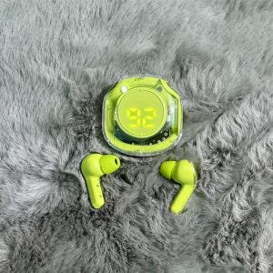 Ultrapods Pro Crystal Earbuds Bluetooth 5.3 - Light Green